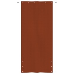 vidaXL Toldo pantalla para balcón de tela oxford terracota 120x240 cm