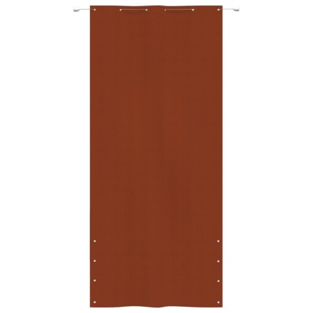 vidaXL Toldo pantalla para balcón de tela oxford terracota 120x240 cm