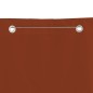 vidaXL Toldo pantalla para balcón de tela oxford terracota 120x240 cm vidaXL Toldo pantalla para balcón de tela oxford terracota 120x240 cm