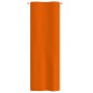vidaXL Toldo pantalla para balcón de tela oxford naranja 80x240 cm