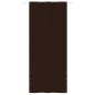 vidaXL Toldo pantalla para balcón tela oxford marrón 120x240 cm vidaXL Toldo pantalla para balcón tela oxford marrón 120x240 cm