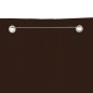 vidaXL Toldo pantalla para balcón tela oxford marrón 120x240 cm vidaXL Toldo pantalla para balcón tela oxford marrón 120x240 cm