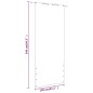 vidaXL Toldo pantalla para balcón tela oxford marrón 120x240 cm vidaXL Toldo pantalla para balcón tela oxford marrón 120x240 cm