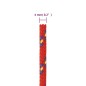vidaXL Cuerda de barco polipropileno rojo 4 mm 100 m vidaXL Cuerda de barco polipropileno rojo 4 mm 100 m