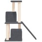vidaXL Rascador para gatos con postes de sisal gris oscuro 82 cm vidaXL Rascador para gatos con postes de sisal gris oscuro 82 cm
