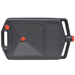 vidaXl Contenedor de aceite usado portátil 10 L