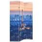 vidaXL Biombo divisor plegable 120x170 cm París de noche vidaXL Biombo divisor plegable 120x170 cm París de noche