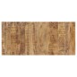 vidaXL Mesa de centro con ruedas madera maciza de mango 110x50x37 cm vidaXL Mesa de centro con ruedas madera maciza de mango 110x50x37 cm
