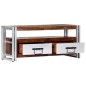 vidaXL Mueble para TV de madera maciza reciclada 90x30x40 cm 