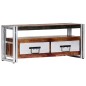 vidaXL Mueble para TV de madera maciza reciclada 90x30x40 cm 