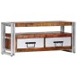 vidaXL Mueble para TV de madera maciza reciclada 90x30x40 cm 