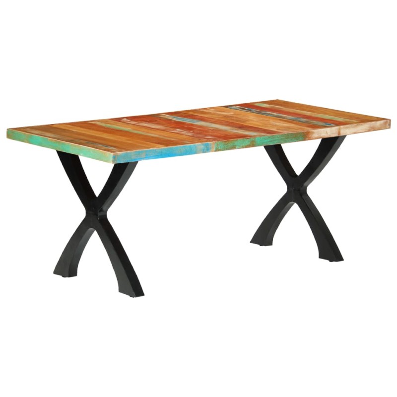 vidaXL Mesa de comedor de madera maciza reciclada 180x90x76 cm vidaXL Mesa de comedor de madera maciza reciclada 180x90x76 cm