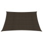 vidaXL Toldo de vela HDPE marrón 160 g/m² 4x4 m vidaXL Toldo de vela HDPE marrón 160 g/m² 4x4 m