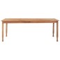 vidaXL Mesa de comedor de jardín madera maciza de teca 200x100x75 cm vidaXL Mesa de comedor de jardín madera maciza de teca 200x100x75 cm