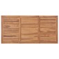 vidaXL Mesa de comedor de jardín madera maciza de teca 200x100x75 cm vidaXL Mesa de comedor de jardín madera maciza de teca 200x100x75 cm