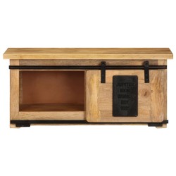 vidaXL Mueble para TV madera maciza de mango 90x35x40 cm