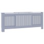 vidaXL Cubierta para radiador MDF gris 205 cm vidaXL Cubierta para radiador MDF gris 205 cm