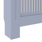 vidaXL Cubierta para radiador MDF gris 205 cm vidaXL Cubierta para radiador MDF gris 205 cm