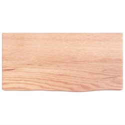 vidaXL Estante de pared madera de roble tratada marrón claro 40x20x6cm