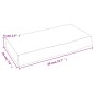 vidaXL Estante de pared madera de roble tratada marrón claro 40x20x6cm vidaXL Estante de pared madera de roble tratada marrón claro 40x20x6cm