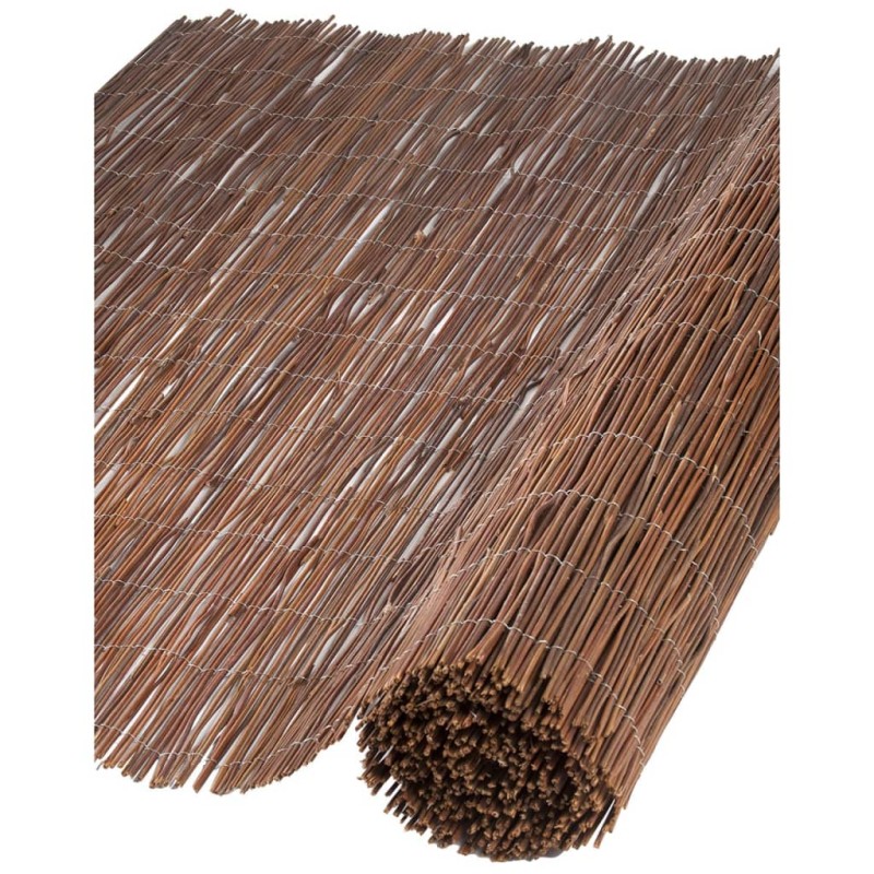 Nature Valla cañizo de jardín de sauce 1,5x3 m 10 mm de grosor Nature Valla cañizo de jardín de sauce 1,5x3 m 10 mm de grosor