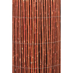 Nature Valla cañizo de jardín de sauce 1,5x3 m 10 mm de grosor