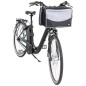 TRIXIE Cesta delantera de bici para mascotas negro y gris 41x26x26 cm TRIXIE Cesta delantera de bici para mascotas negro y gris 41x26x26 cm