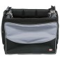 TRIXIE Cesta delantera de bici para mascotas negro y gris 41x26x26 cm TRIXIE Cesta delantera de bici para mascotas negro y gris 41x26x26 cm