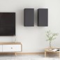 vidaXL Muebles para TV 2 uds madera contrachapada gris 30,5x30x60 cm vidaXL Muebles para TV 2 uds madera contrachapada gris 30,5x30x60 cm