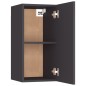 vidaXL Muebles para TV 2 uds madera contrachapada gris 30,5x30x60 cm vidaXL Muebles para TV 2 uds madera contrachapada gris 30,5x30x60 cm