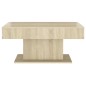 vidaXL Mesa de centro madera contrachapada roble Sonoma 96x50x45 cm vidaXL Mesa de centro madera contrachapada roble Sonoma 96x50x45 cm