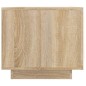 vidaXL Mesa de centro madera contrachapada blanco y roble 102x50x45 cm vidaXL Mesa de centro madera contrachapada blanco y roble 102x50x45 cm