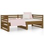 vidaXL Sofá cama extraíble madera maciza pino marrón miel 2x(90x190)cm vidaXL Sofá cama extraíble madera maciza pino marrón miel 2x(90x190)cm