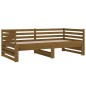 vidaXL Sofá cama extraíble madera maciza pino marrón miel 2x(90x190)cm vidaXL Sofá cama extraíble madera maciza pino marrón miel 2x(90x190)cm