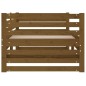 vidaXL Sofá cama extraíble madera maciza pino marrón miel 2x(90x190)cm vidaXL Sofá cama extraíble madera maciza pino marrón miel 2x(90x190)cm