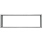 vidaXL Estante cúbico de pared 2 uds madera gris Sonoma 80x15x26,5cm vidaXL Estante cúbico de pared 2 uds madera gris Sonoma 80x15x26,5cm