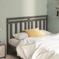 vidaXL Cabecero de cama madera maciza de pino gris 156x4x100 cm vidaXL Cabecero de cama madera maciza de pino gris 156x4x100 cm