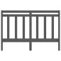 vidaXL Cabecero de cama madera maciza de pino gris 156x4x100 cm vidaXL Cabecero de cama madera maciza de pino gris 156x4x100 cm