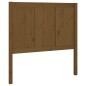 vidaXL Cabecero de cama madera maciza pino marrón miel 105,5x4x100 cm vidaXL Cabecero de cama madera maciza pino marrón miel 105,5x4x100 cm