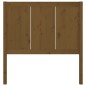 vidaXL Cabecero de cama madera maciza pino marrón miel 105,5x4x100 cm vidaXL Cabecero de cama madera maciza pino marrón miel 105,5x4x100 cm