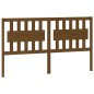 vidaXL Cabecero de cama madera maciza pino marrón miel 165,5x4x100 cm vidaXL Cabecero de cama madera maciza pino marrón miel 165,5x4x100 cm