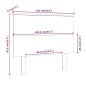 vidaXL Cabecero de cama madera maciza de pino marrón miel 104x6x82,5cm vidaXL Cabecero de cama madera maciza de pino marrón miel 104x6x82,5cm