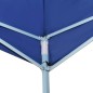 vidaXL Cenador plegable con 2 paredes azul 5x5 m vidaXL Cenador plegable con 2 paredes azul 5x5 m