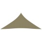 vidaXL Toldo de vela triangular tela Oxford beige 3x3x3 m vidaXL Toldo de vela triangular tela Oxford beige 3x3x3 m