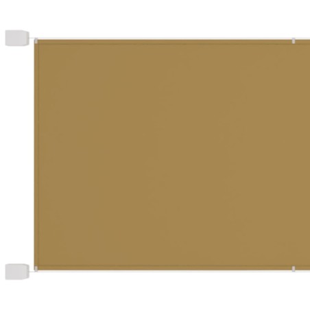 vidaXL Toldo vertical beige 60x1000 cm tela oxford