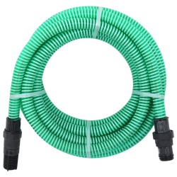vidaXL Manguera de succión con conectores de PVC PVC verde 26 mm 4 m