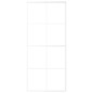 vidaXL Puerta corredera ESG vidrio y aluminio blanca 90x205 cm vidaXL Puerta corredera ESG vidrio y aluminio blanca 90x205 cm
