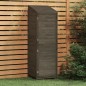 vidaXL Cobertizo de jardín madera maciza abeto antracita 55x52x174,5cm vidaXL Cobertizo de jardín madera maciza abeto antracita 55x52x174,5cm