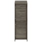 vidaXL Cobertizo de jardín madera maciza abeto antracita 55x52x174,5cm vidaXL Cobertizo de jardín madera maciza abeto antracita 55x52x174,5cm