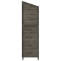 vidaXL Cobertizo de jardín madera maciza abeto antracita 55x52x174,5cm vidaXL Cobertizo de jardín madera maciza abeto antracita 55x52x174,5cm